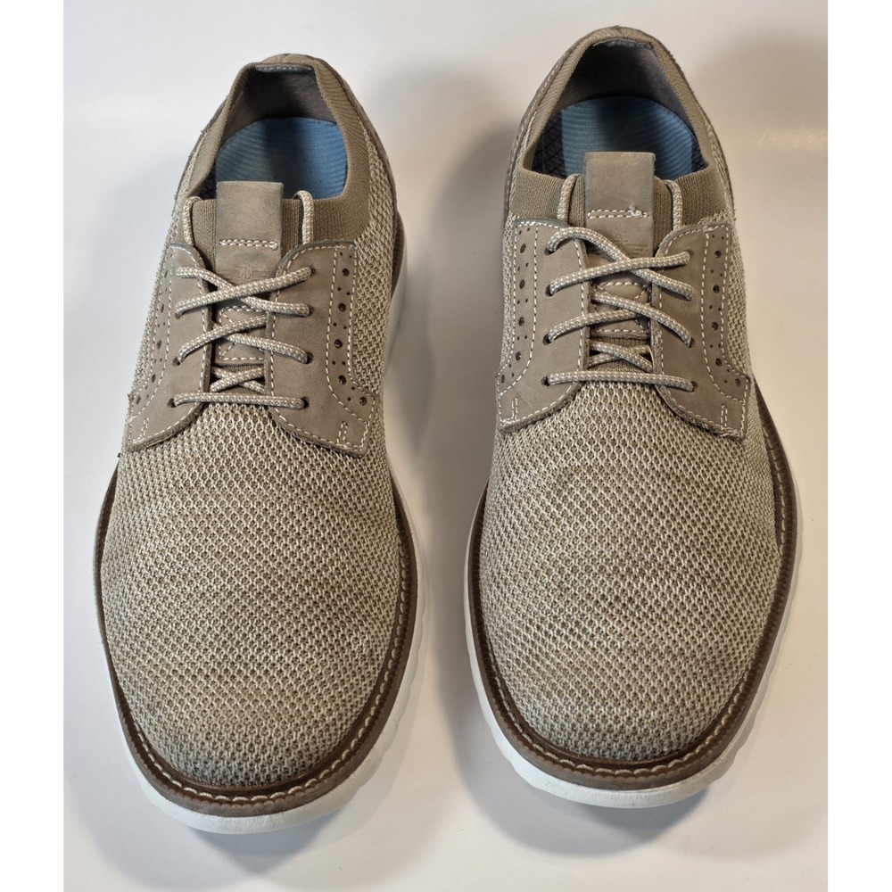 Dockers Men's 10m5 M Beige Round Toe Lace Up Oxford Casual Dress Shoes - Picture 3 of 11